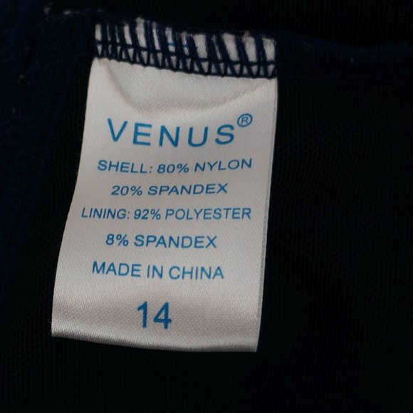VENUS Tankini Swim Tank Navy Blue Adjustable Strap - Picture 7 of 8